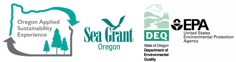 OASE, Oregon Sea Grant, Department of Environmental Quality, and Environmental Protection Agency Logos